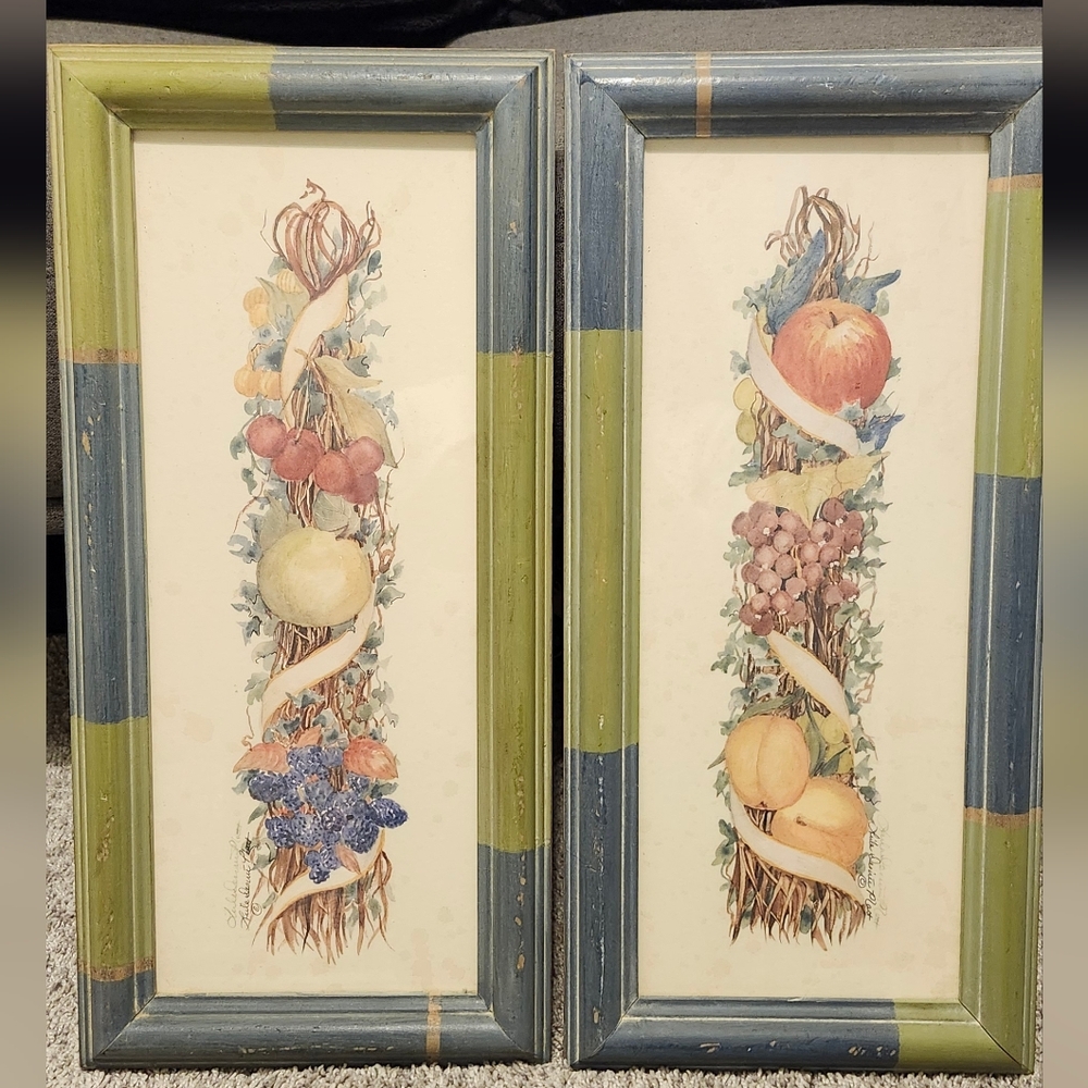 Leila Desiree Platt Watercolor Paintings Set Of 2 (Can Be Purchased Separately)